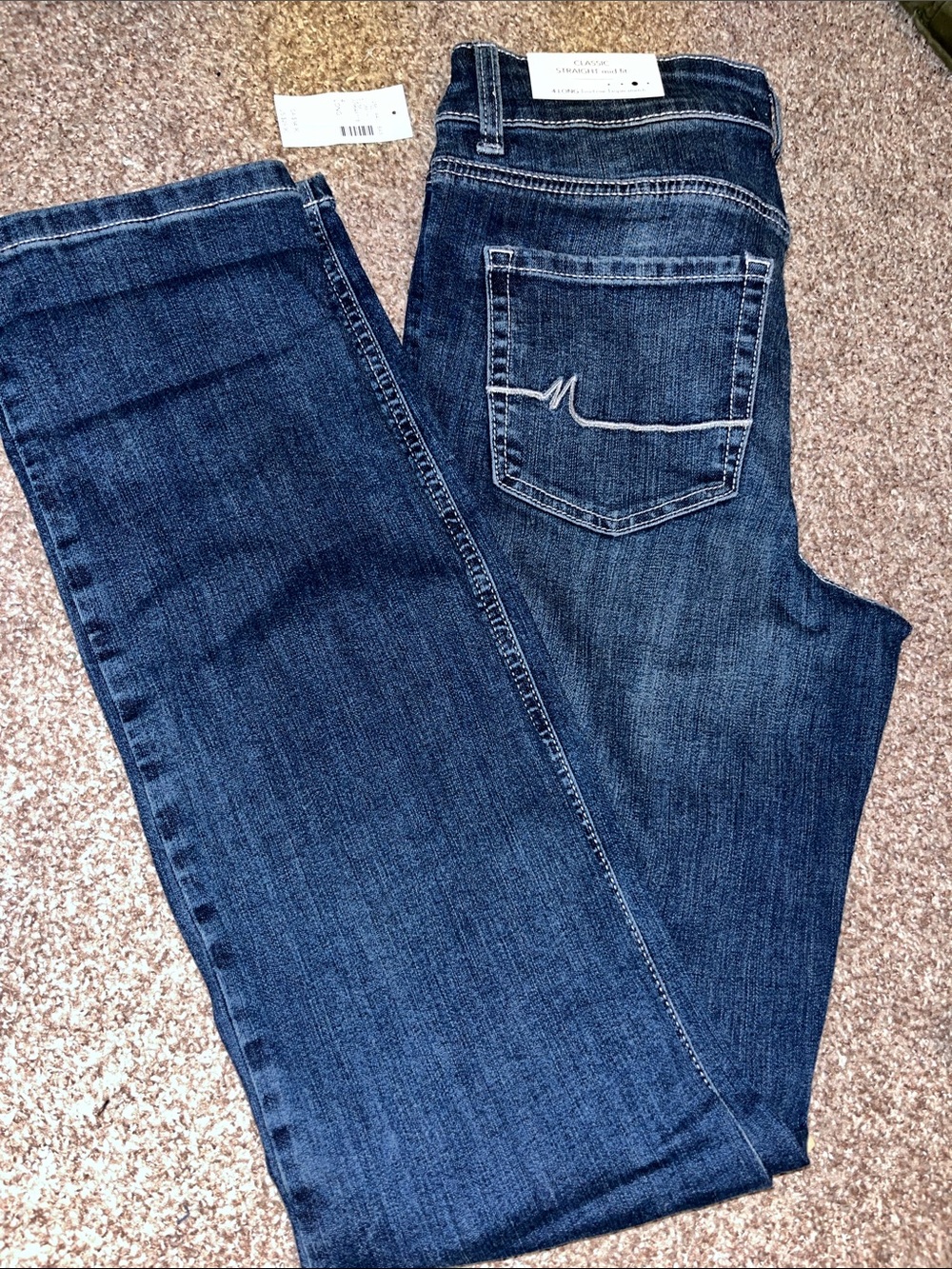 Maurices Dark Blue Straight Leg Women's Jeans
